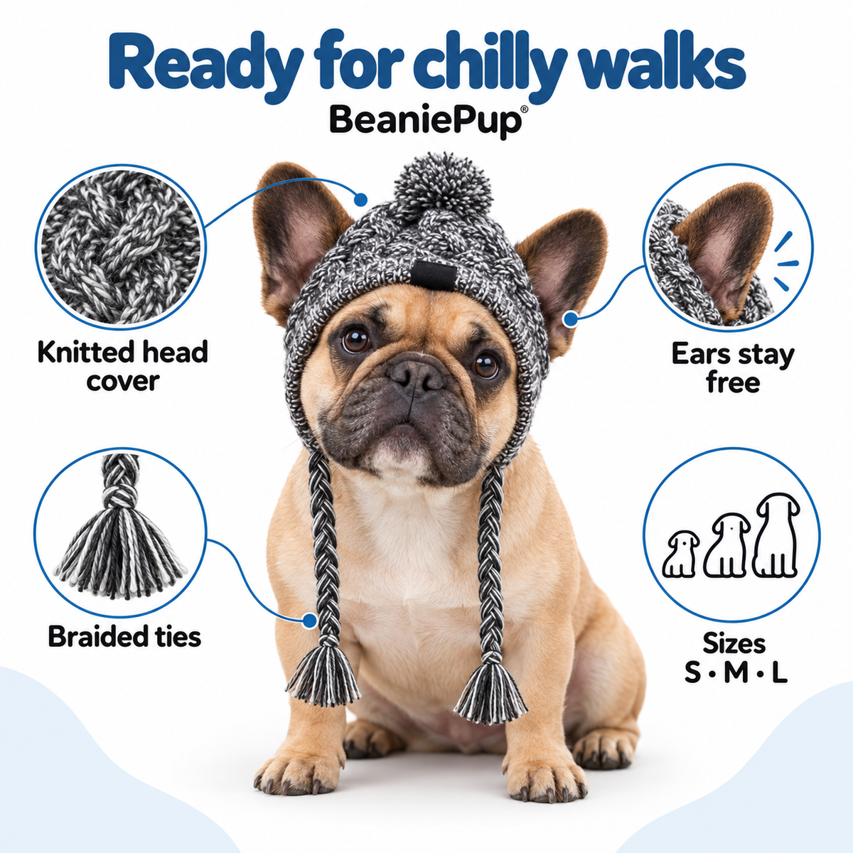 Cozy Winter Dog Beanie